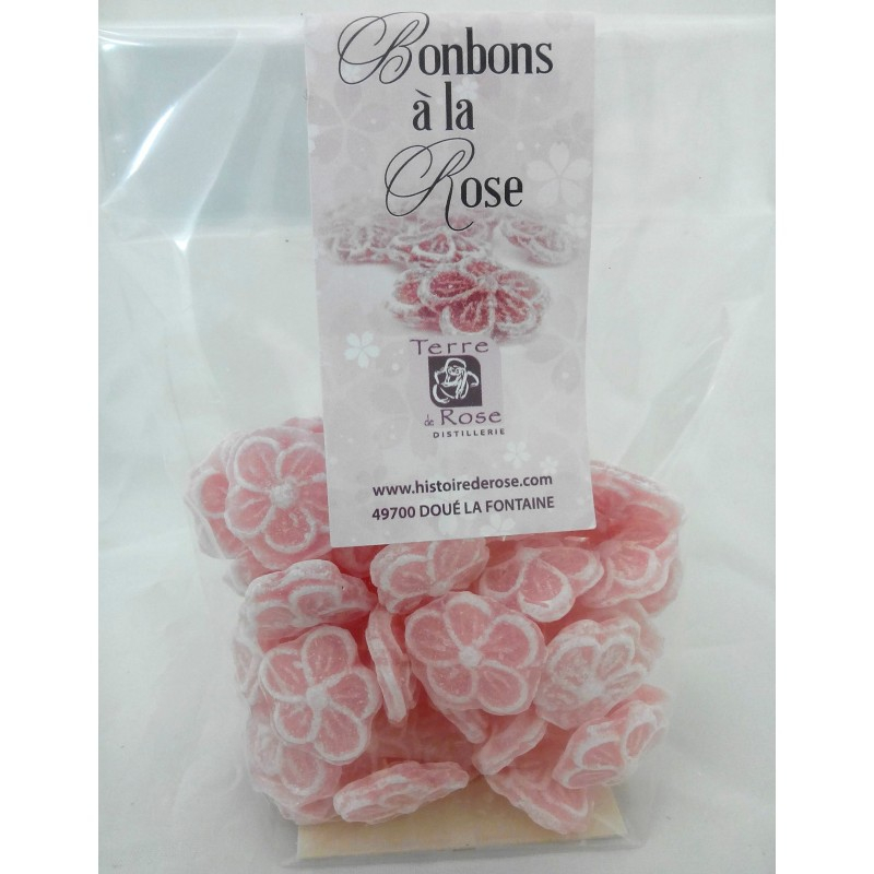 Bonbons à la Rose 100g - Aliments à la Rose - Roses André Eve
